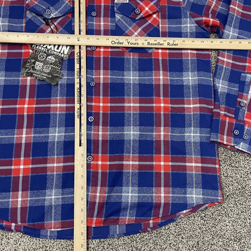 Dixxon Flannel Shirt Extra Large Red Green Show International Possum Brotherhood - Picture 6 of 11